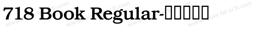 718 Book Regular字体转换
